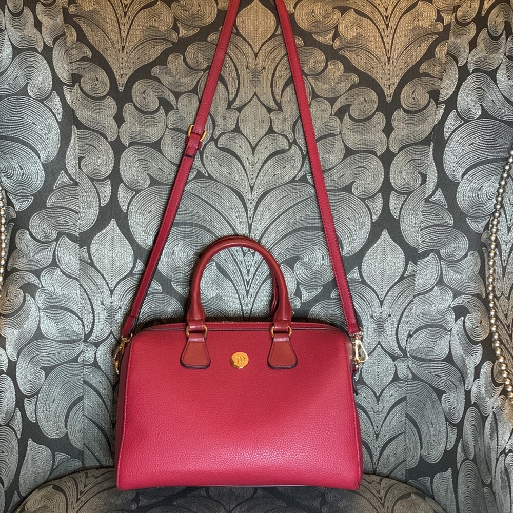 Jessica Moore Satchel / Shoulder Bag - New, Never Used - Color: Berry